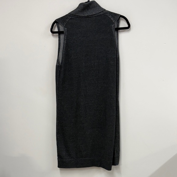 Women's Gray Sleeveless cotton Sweater Vest xs - Picture 7 of 7